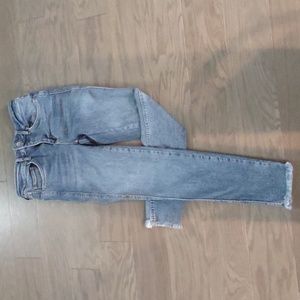 We The Free Women's Skinny Raw Hem Jeans Size 27 4 High Rise